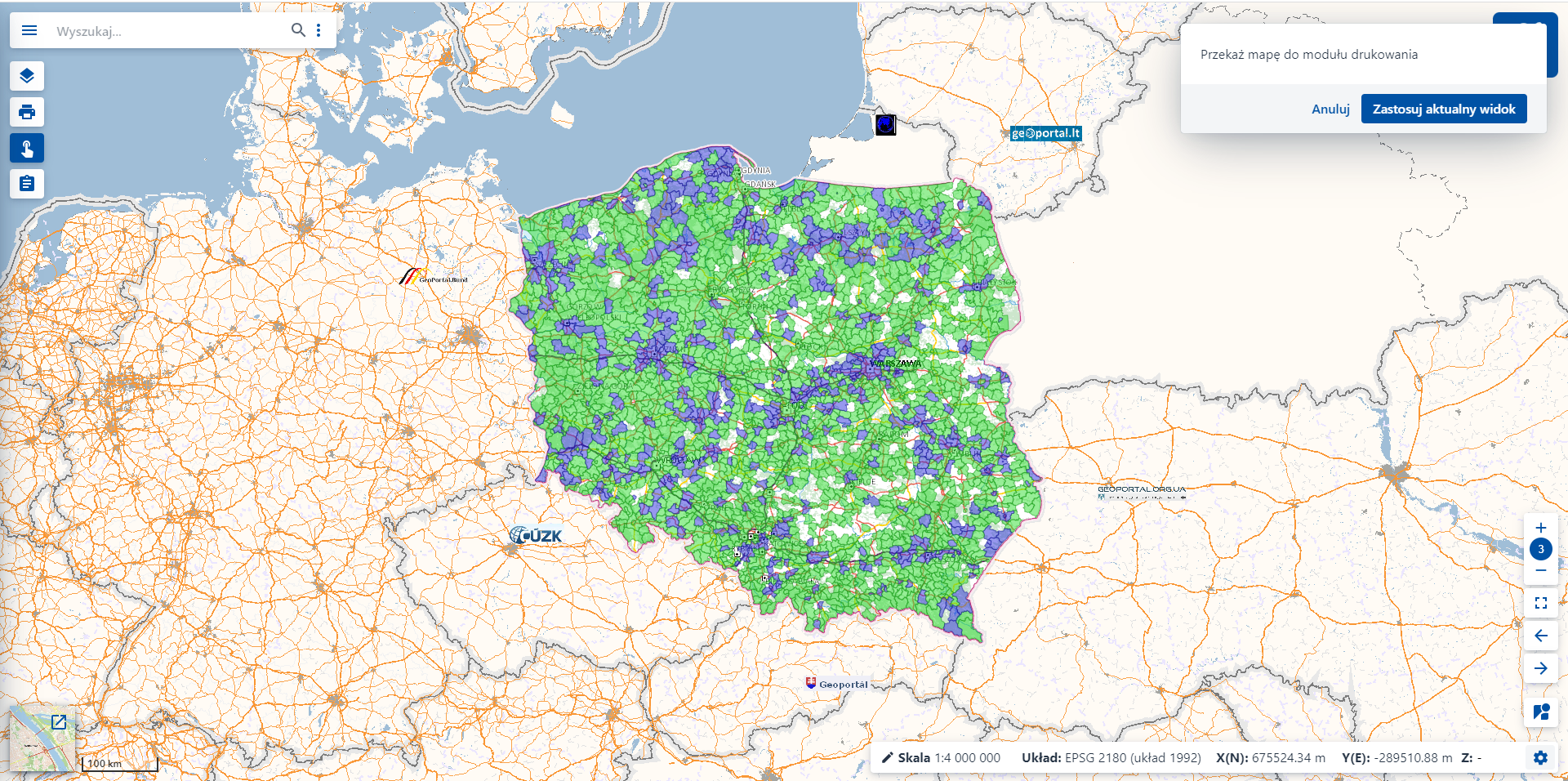 Konfiguracja mapa Konfiguracja mapa