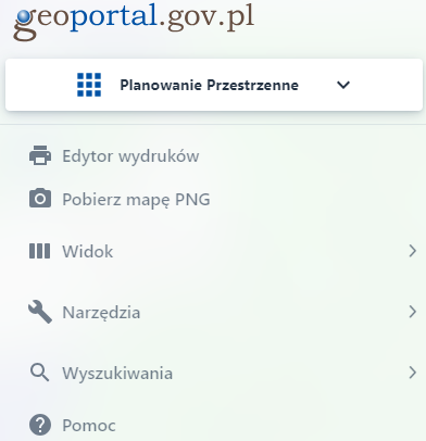 Pasek menu głównego Pasek menu głównego