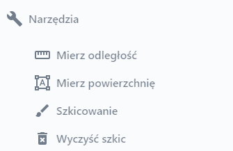 Funkcjonalności w zakładce ‘Narzędzia’ Funkcjonalności w zakładce ‘Narzędzia’