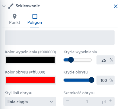 Funkcja symbolizacji poligonów Funkcja symbolizacji poligonów