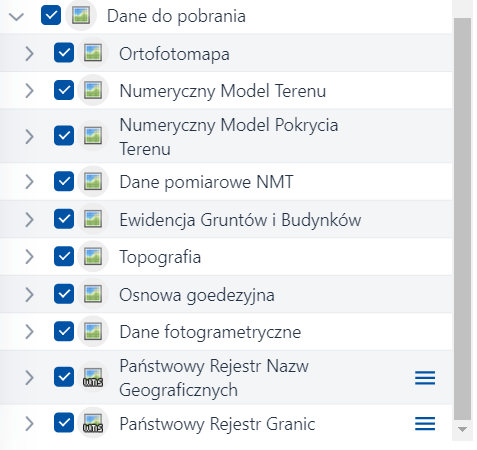 Dane do pobrania LDane do pobrania