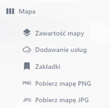Zawartość zakładki ‘Mapa’