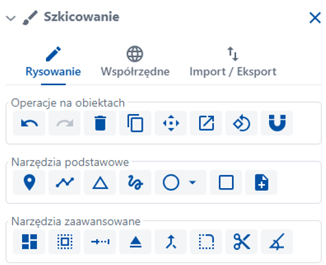 Okno ‘Szkicowanie’