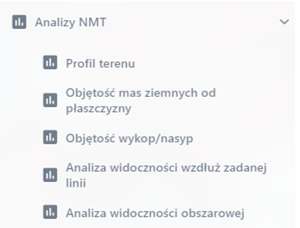 Zawartość zakładki ‘Analizy NMT’