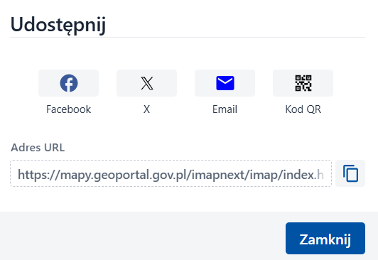 Zakładki - udostępnianie
